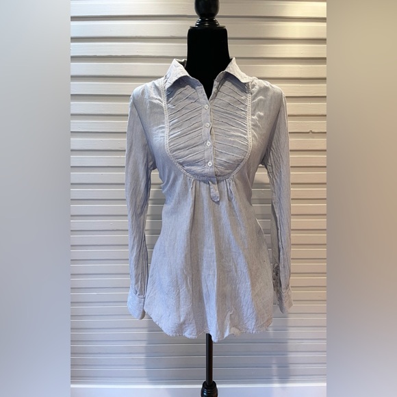 Not The Same Prairie Style Tunic Blouse Size Medium Imported from The U.K. - Picture 1 of 5